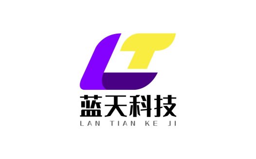现代科技感字母L&T标志设计