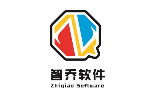 智乔软件logo设计:科技感十足的六边形标识