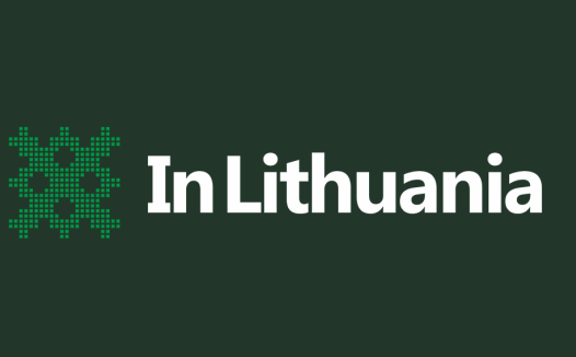 绿色像素风格的Lithuania Logo设计
