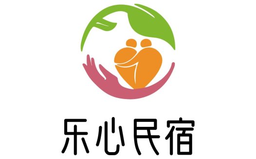 绿色生态手心logo设计