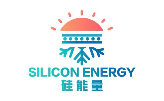 硅能量logo设计:现代科技与自然结合