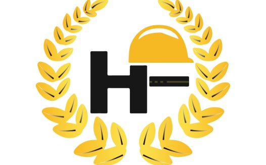 建筑行业荣誉徽章logo设计