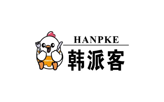 韩派客鸡主题logo设计
