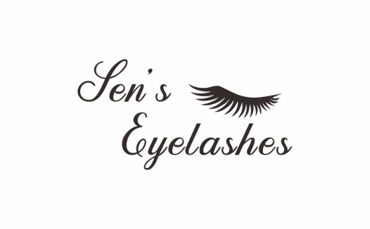Sen's Eyelashes Logo Design