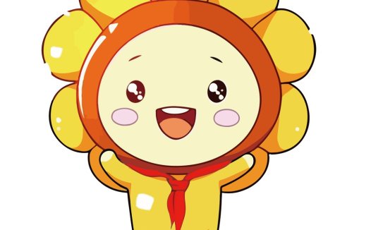 卡通狮子头像logo设计