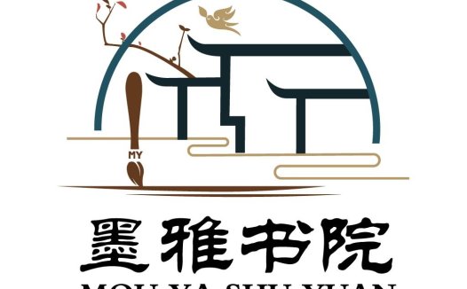 墨雅雅雅书书院logo设计