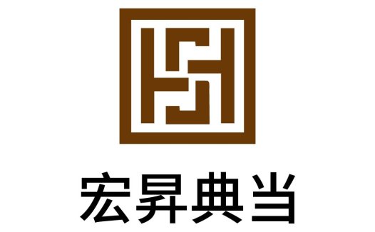 简约大方的方框logo设计