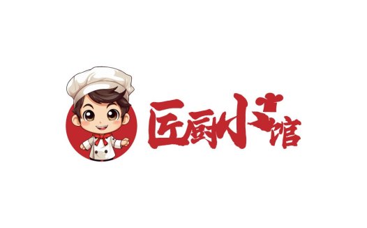 卡通厨师形象logo设计