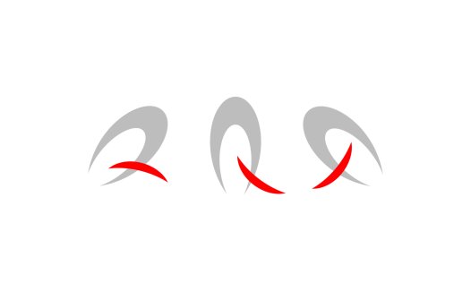 简洁现代的数字200标志设计