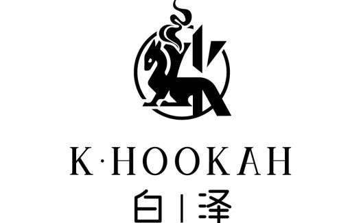 简约大气的K·HOOKAH品牌logo设计