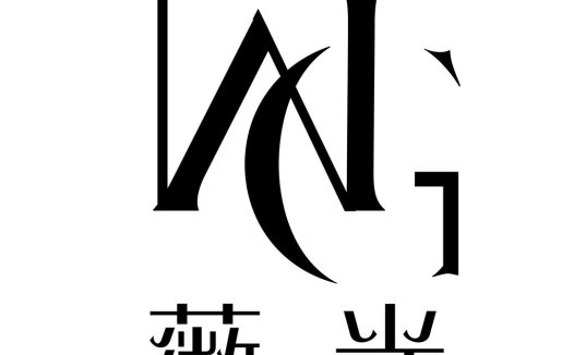 简洁现代的字母与汉字组合logo设计