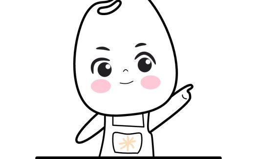 卡通形象logo设计:可爱小人指路