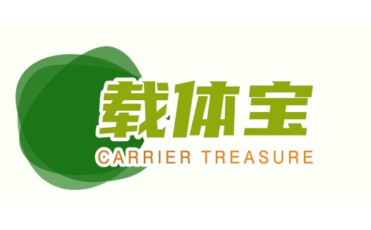 绿色简约风格的载体宝藏logo设计
