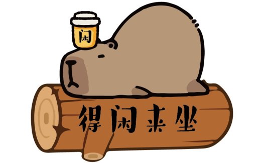 可爱熊与咖啡杯logo设计