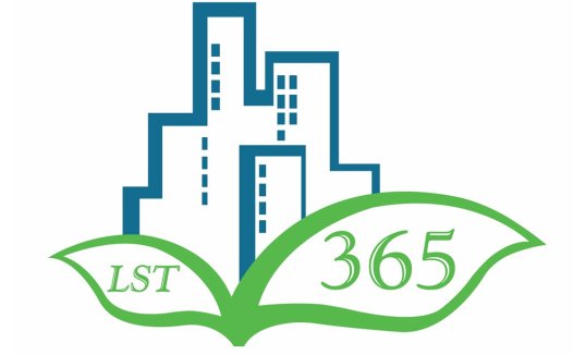 城市绿色生活365天logo设计