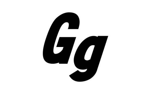 简约时尚字母Gg标志设计