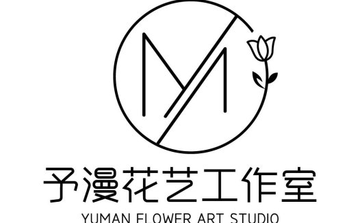 简约艺术花卉logo设计