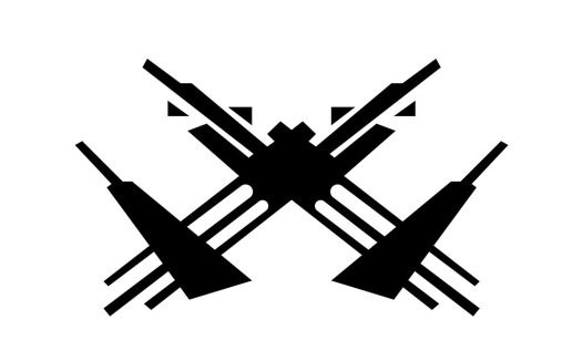 交叉线条简约logo设计