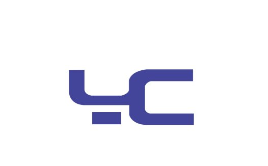 简洁现代的YC字母logo设计