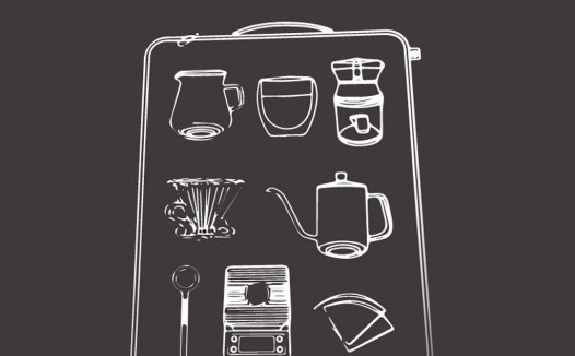 V60咖啡旅行套装logo设计