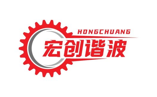 红色齿轮创意logo设计