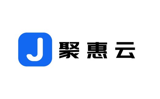 简洁现代的蓝色方块与中文组合logo设计