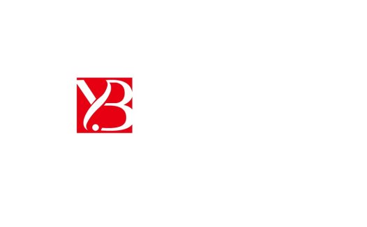 简约红色方块字母B logo设计