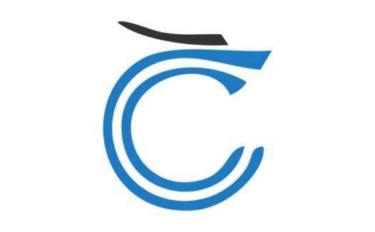 简洁现代的字母C标志设计