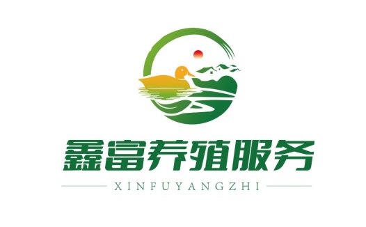 绿色鸭子logo设计:自然生态养殖服务