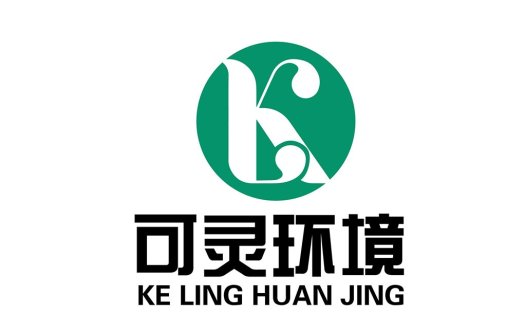 简约环保主题的可灵环境logo设计