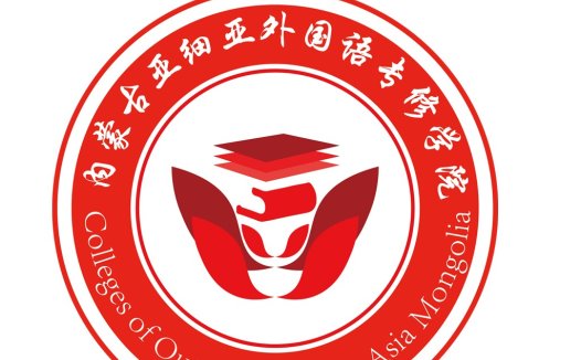 红色简约教育学院logo设计