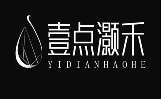 现代简约风格的水滴形状logo设计