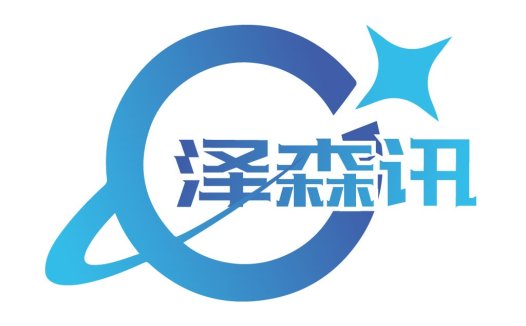 简约科技感蓝色渐变logo设计