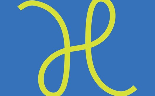 简洁优雅的H字母logo设计