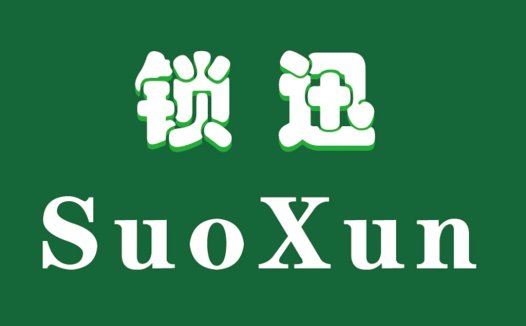 锁迅logo设计:简洁现代企业形象