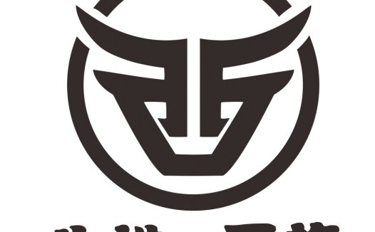 牛排&西施:简约牛头logo设计