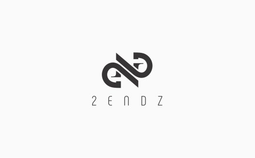 简约现代2ENDZ字母logo设计