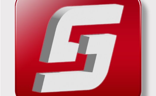 简洁现代红色渐变方形logo设计