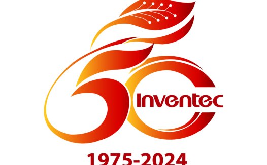 红色渐变60周年logo设计