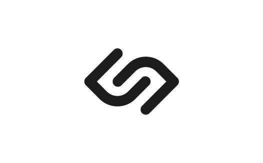 简洁现代的几何线条logo设计