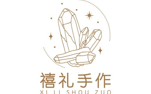 简约晶莹宝石logo设计