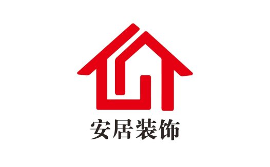 简约红色房屋logo设计