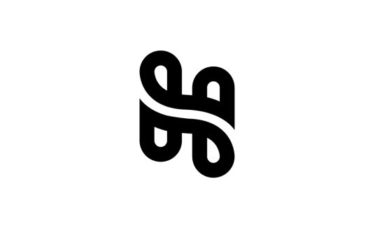 简洁现代的无限循环logo设计