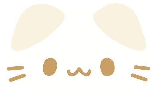 简约可爱卡通猫头logo设计
