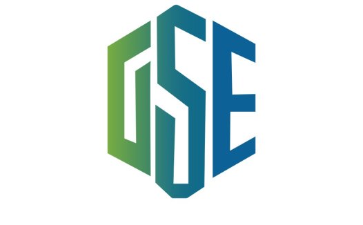 现代简约GSE字母logo设计