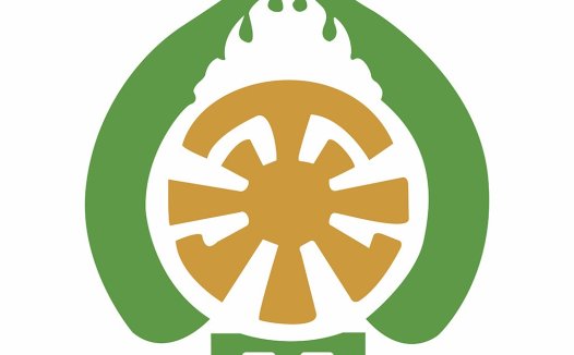 绿色热气球logo设计
