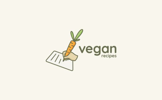 素食食谱logo设计
