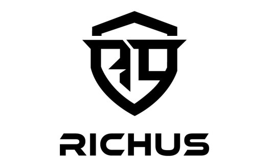 盾牌图案的Richus Logo设计