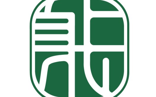 简约绿色方框logo设计