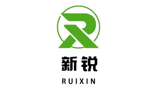 绿色简约字母R logo设计